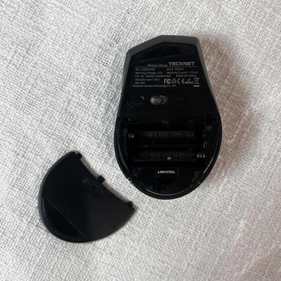 Tecknet Mouse MS002 Ergonomic 2.4G Wireless USB AA Battery Black - Picture 5 of 7